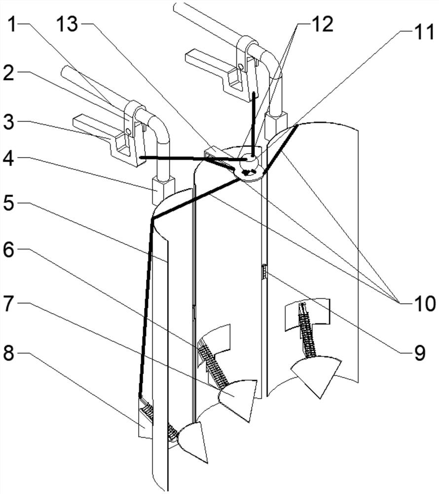 Sapling transplanting device