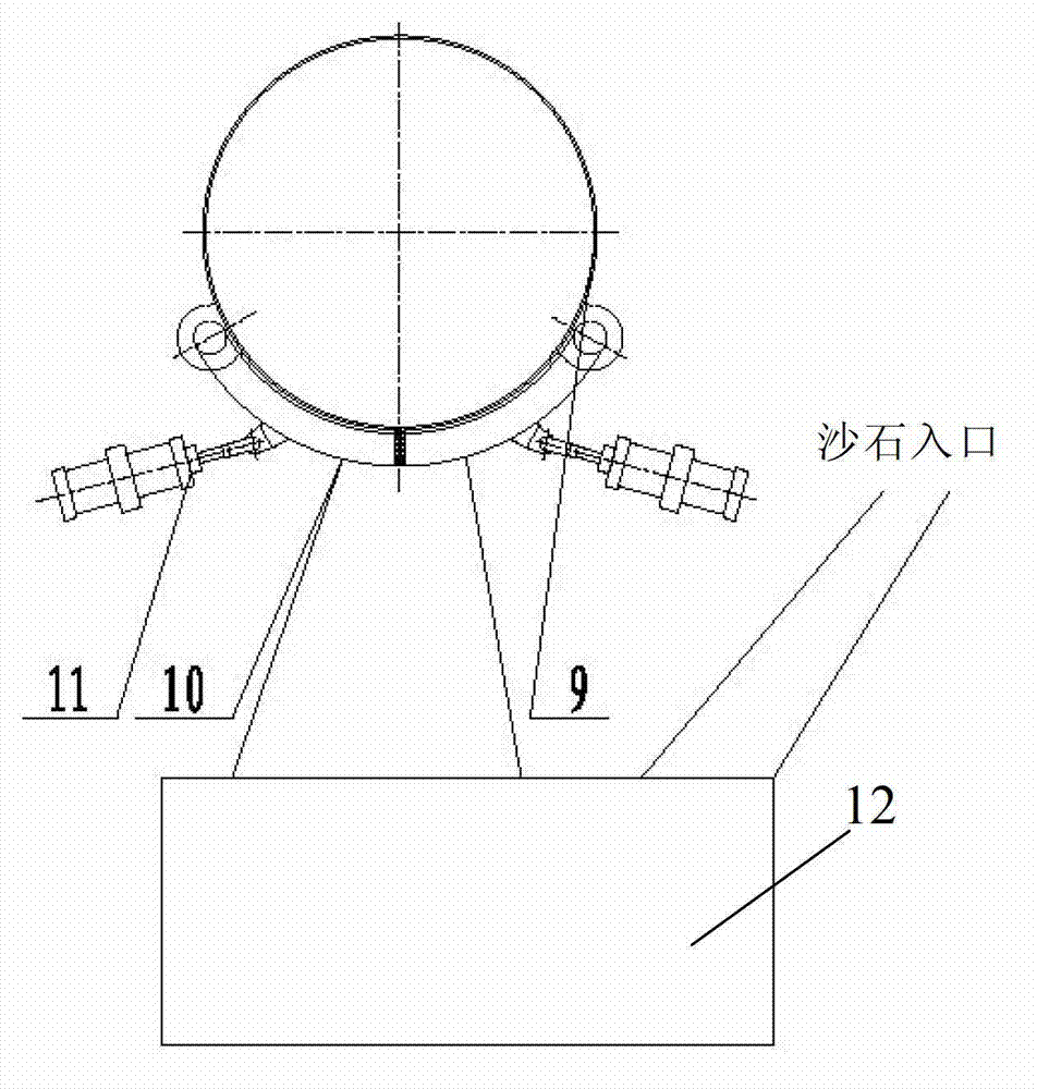 Fine powder mixing device as well as concrete mixing equipment and concrete mixing process using fine powder mixing device