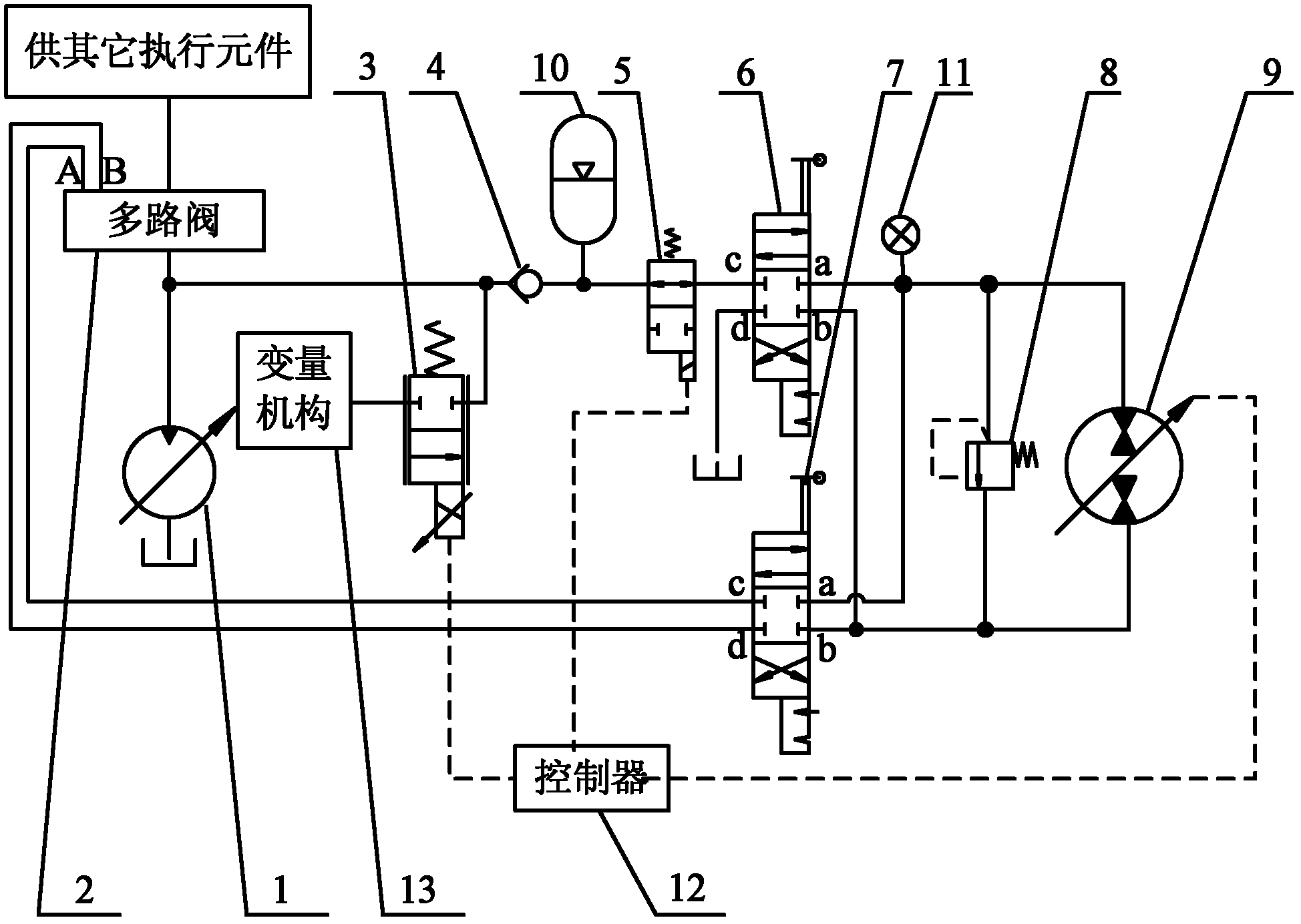 Slewing system for hybrid hydraulic excavator and driving and braking method for slewing system