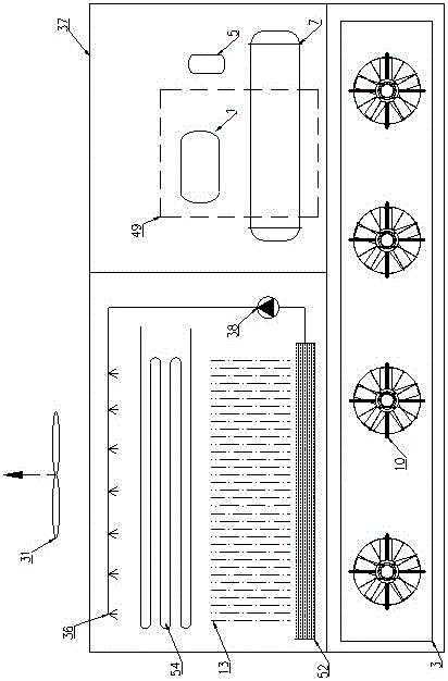 Integrated dual refrigerating and heating pump unit