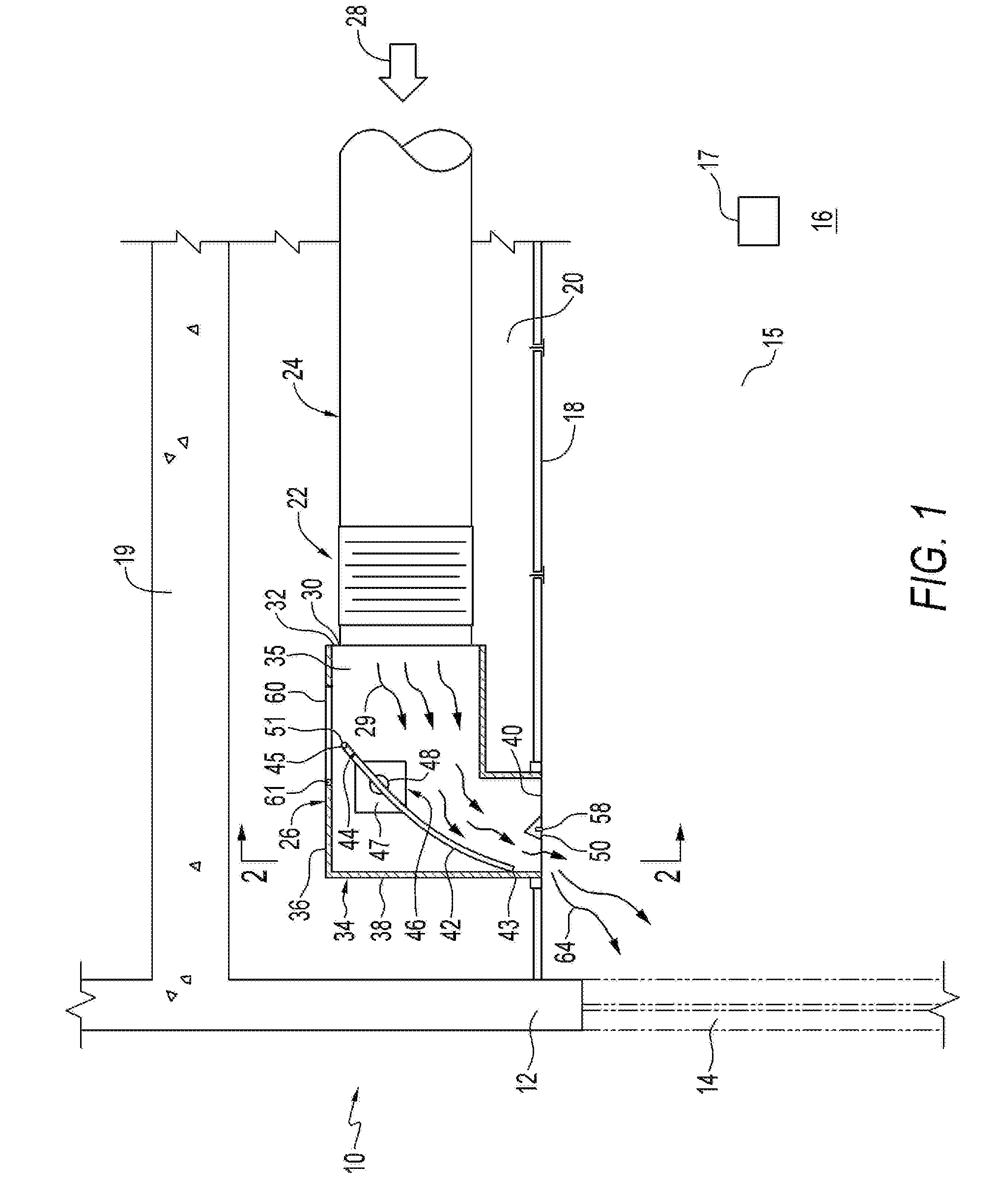 Air distributing apparatus for reducing energy consumption