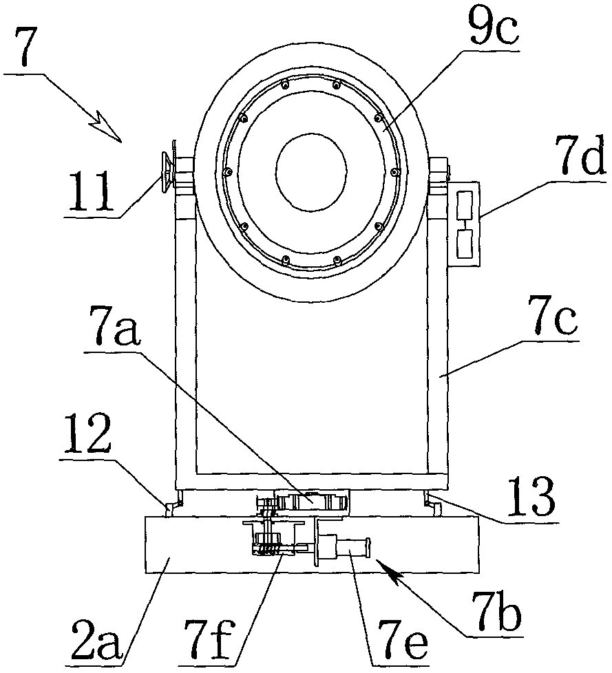 Movable water spray dust fall engine for controlling over-standard air quality of particulate matter 2.5 (PM 2.5)