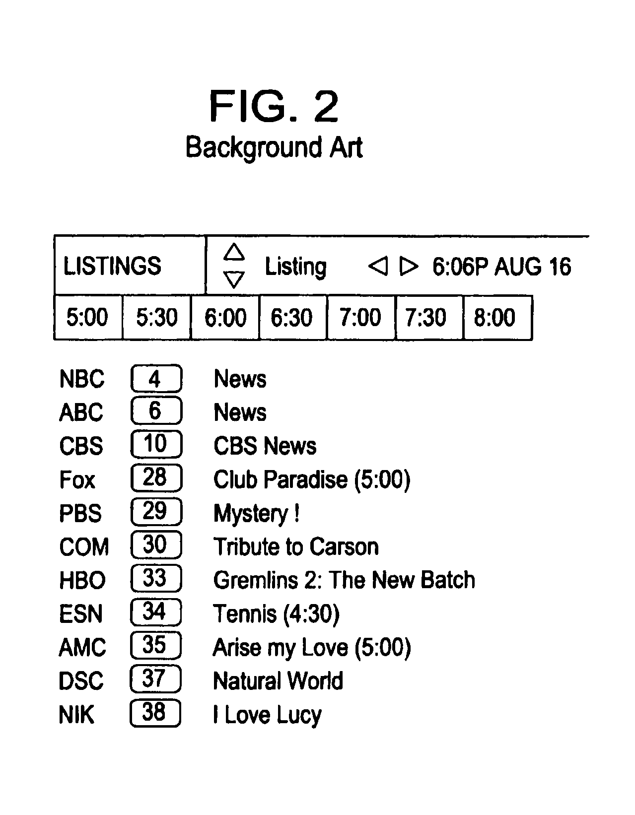 Information descriptor and extended information descriptor data structures for digital television signals