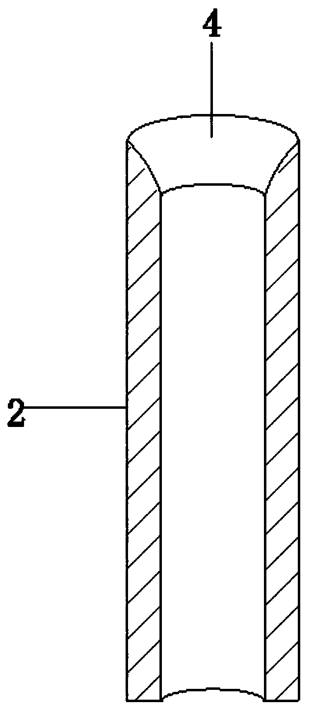 Straight cylinder type metal cutting sheath