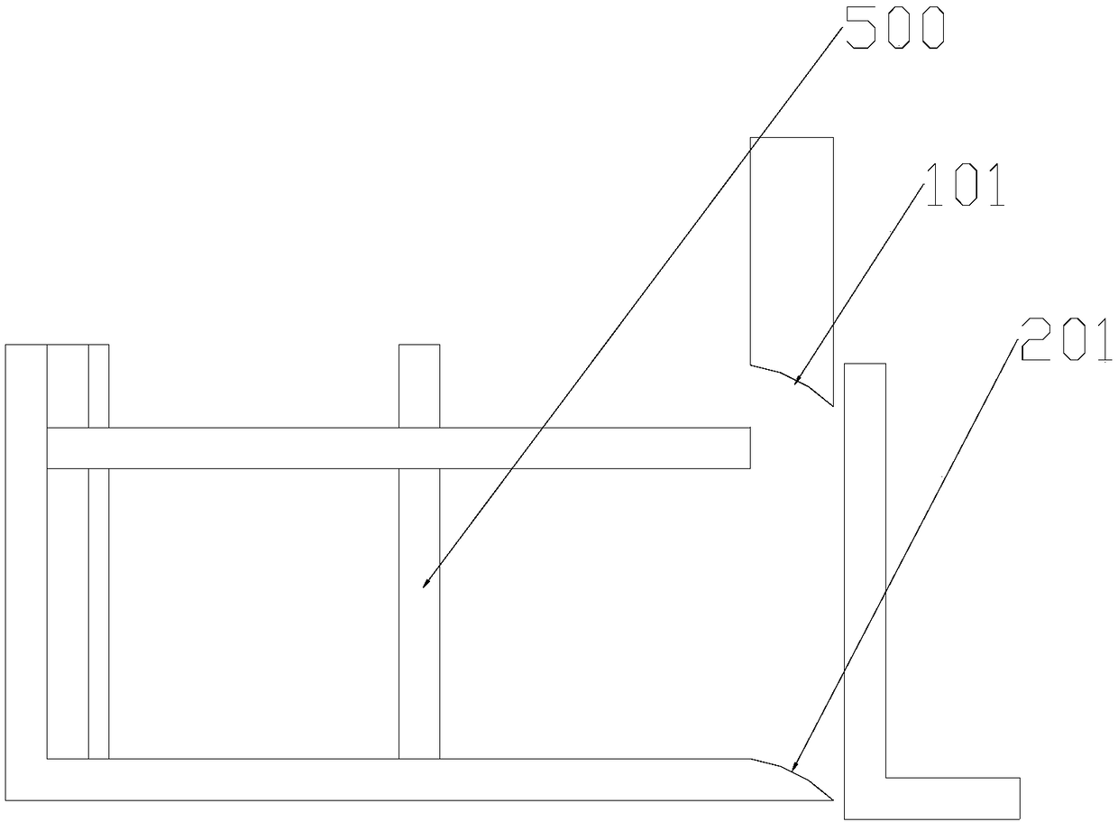 Paper edge treatment device and cutting-hand prevention treatment method