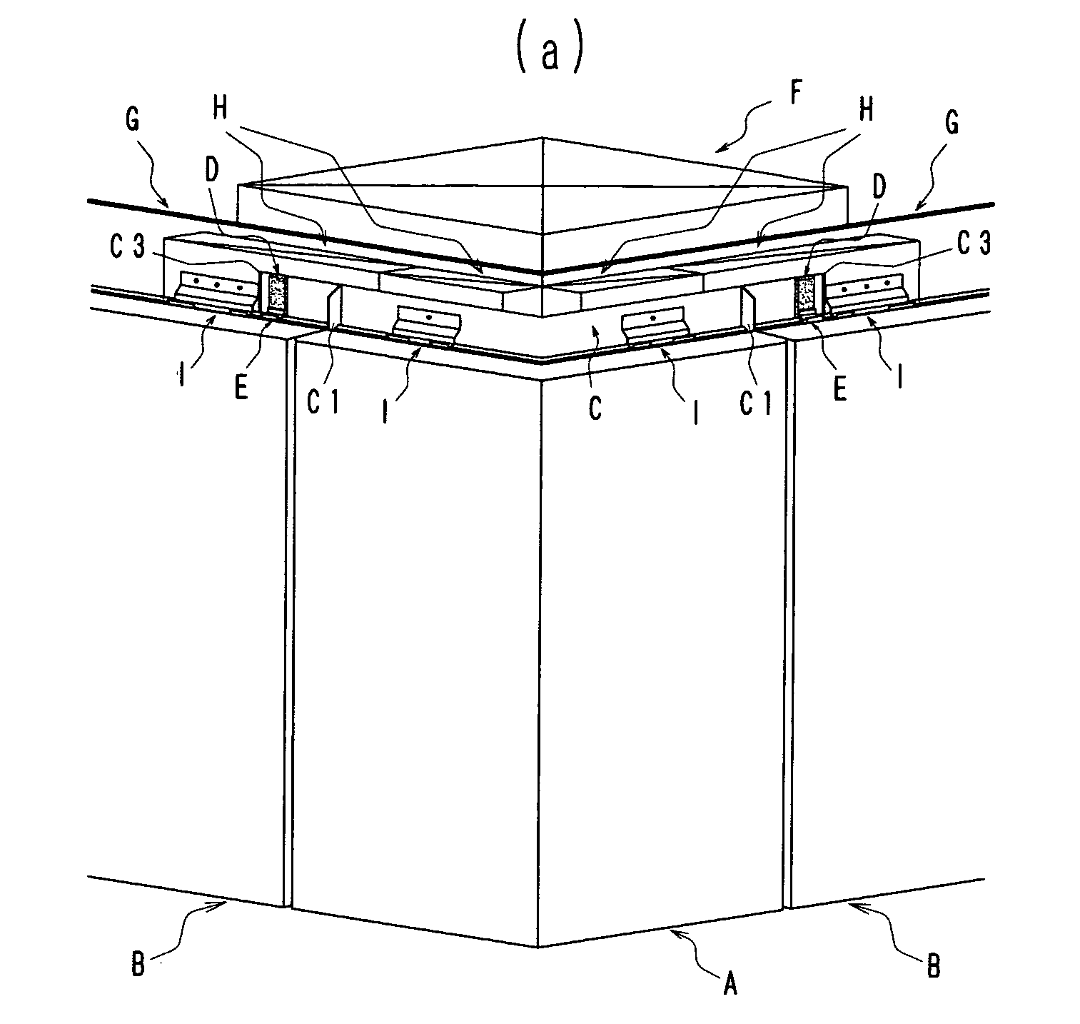 External corner member, constructing structure of external corner portion and construction method of external corner portion using the same