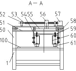 Hair ironing and combing machine