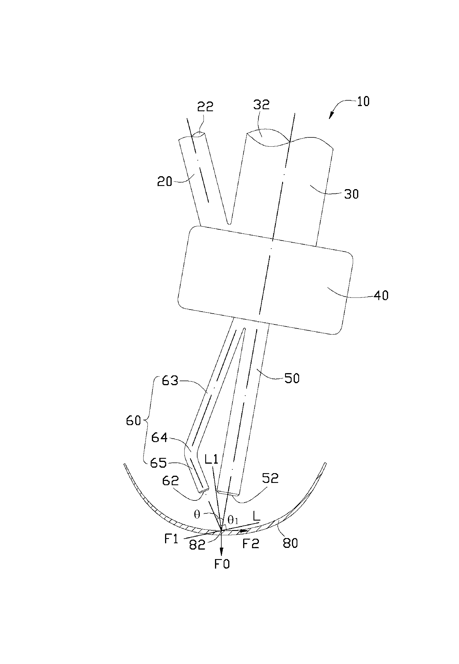 Sand blasting device