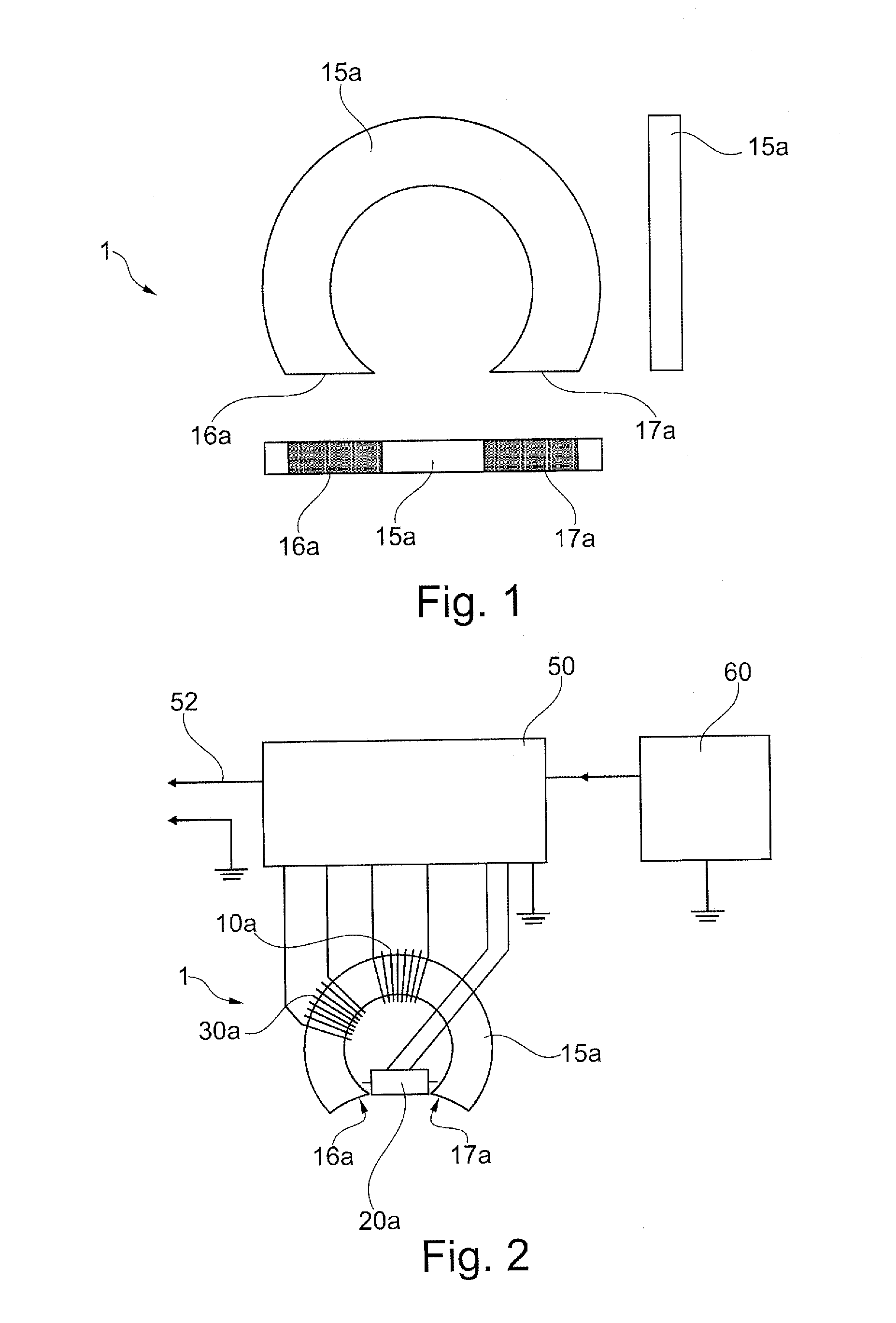 Active mechanical force and axial load sensor