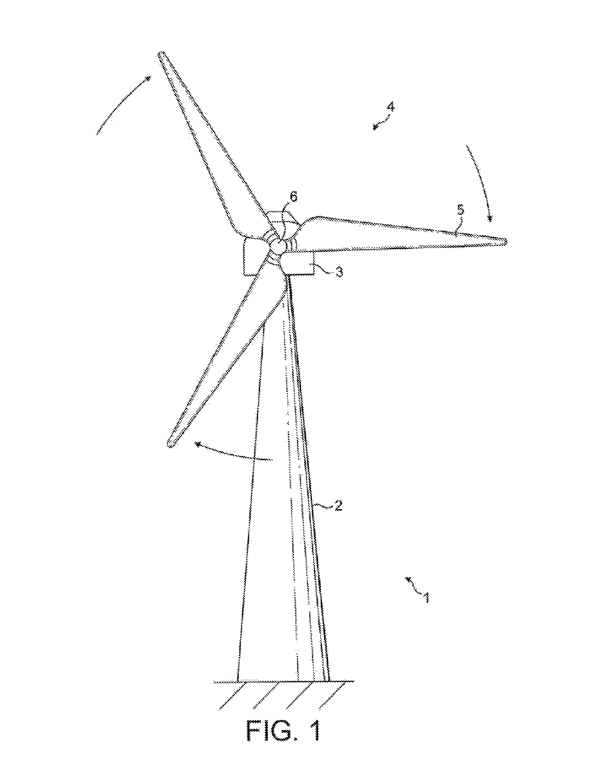 Wind turbine including optical sensor system