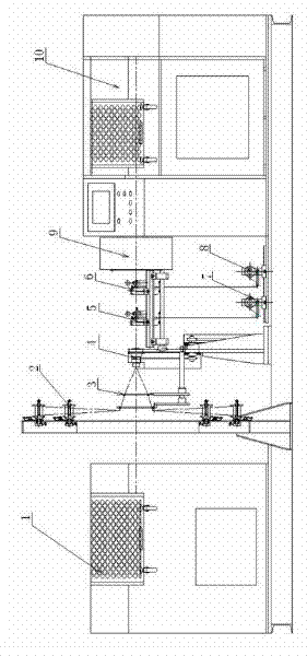 Horizontal winding machine