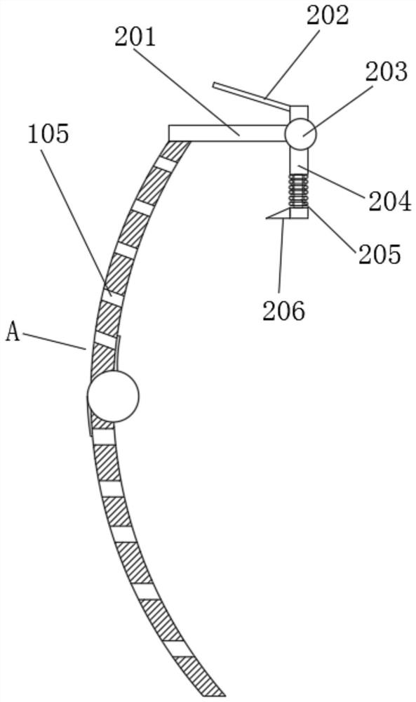 Open ripe durian shelling device