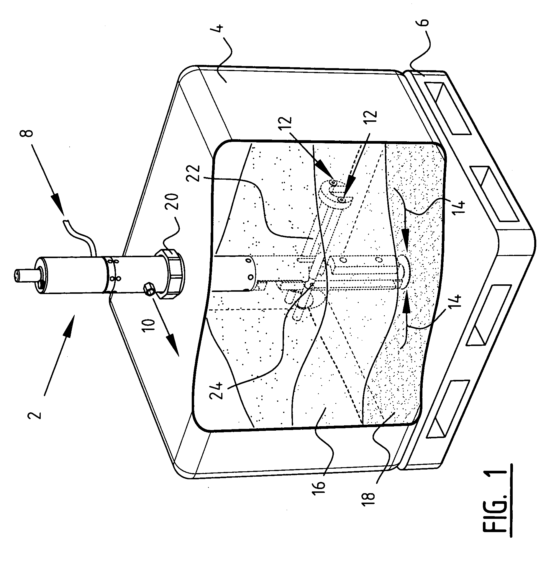 Reciprocating piston pump operating on pressure medium