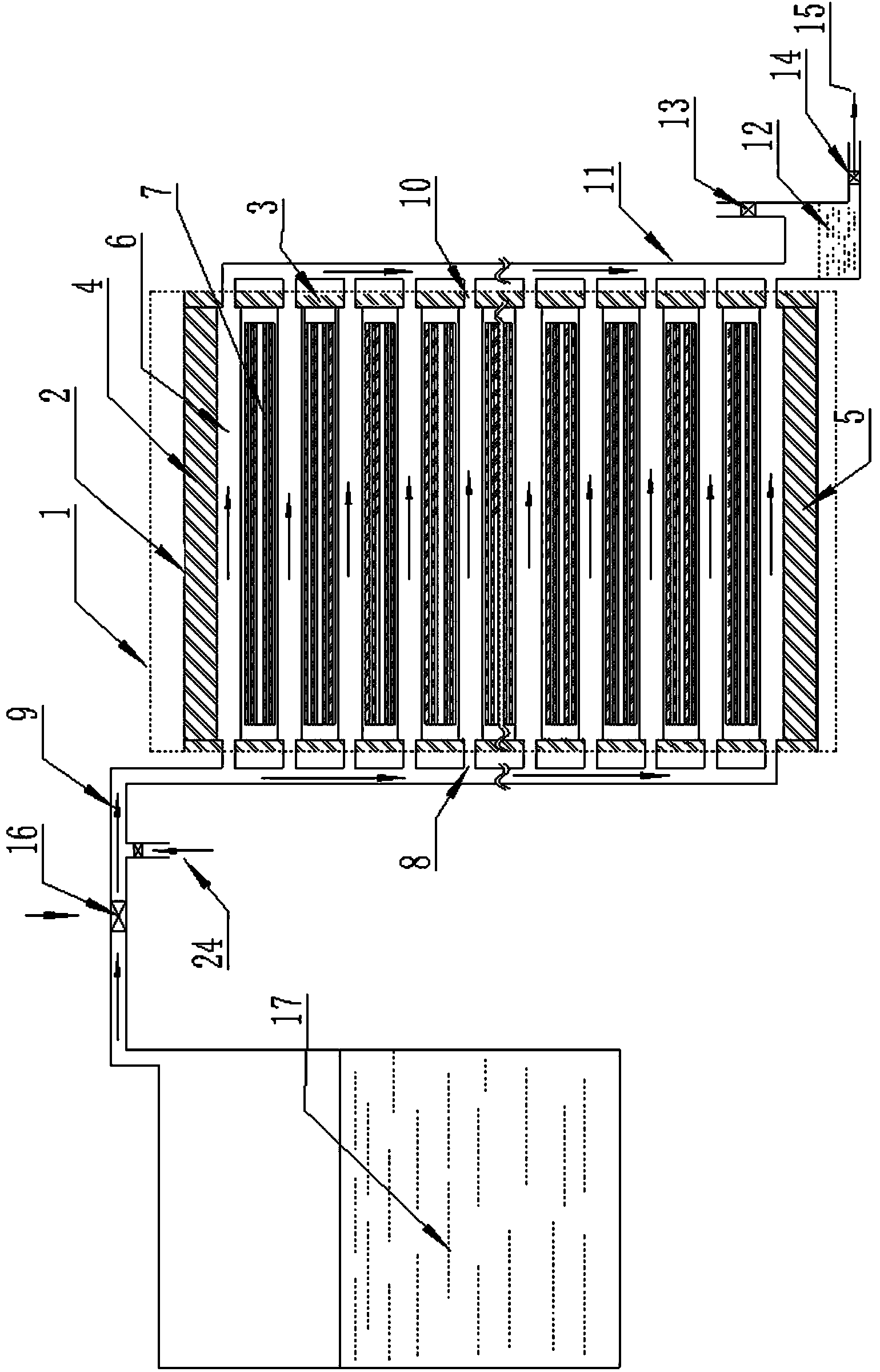 Steam direct pressure type drying device of veneer materials