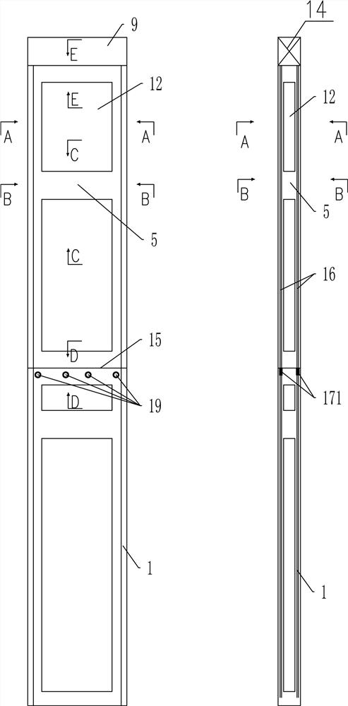 Prestress assembly type underground diaphragm wall and construction method thereof