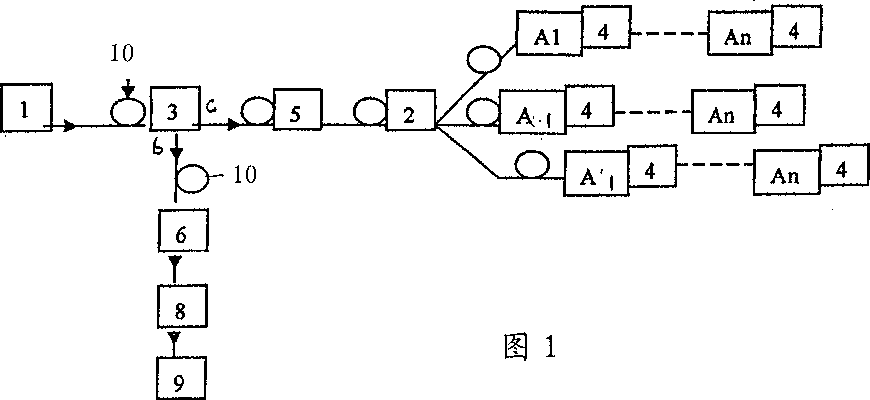 Fiber-optic grating sensor and fiber-optic grating detection device having same