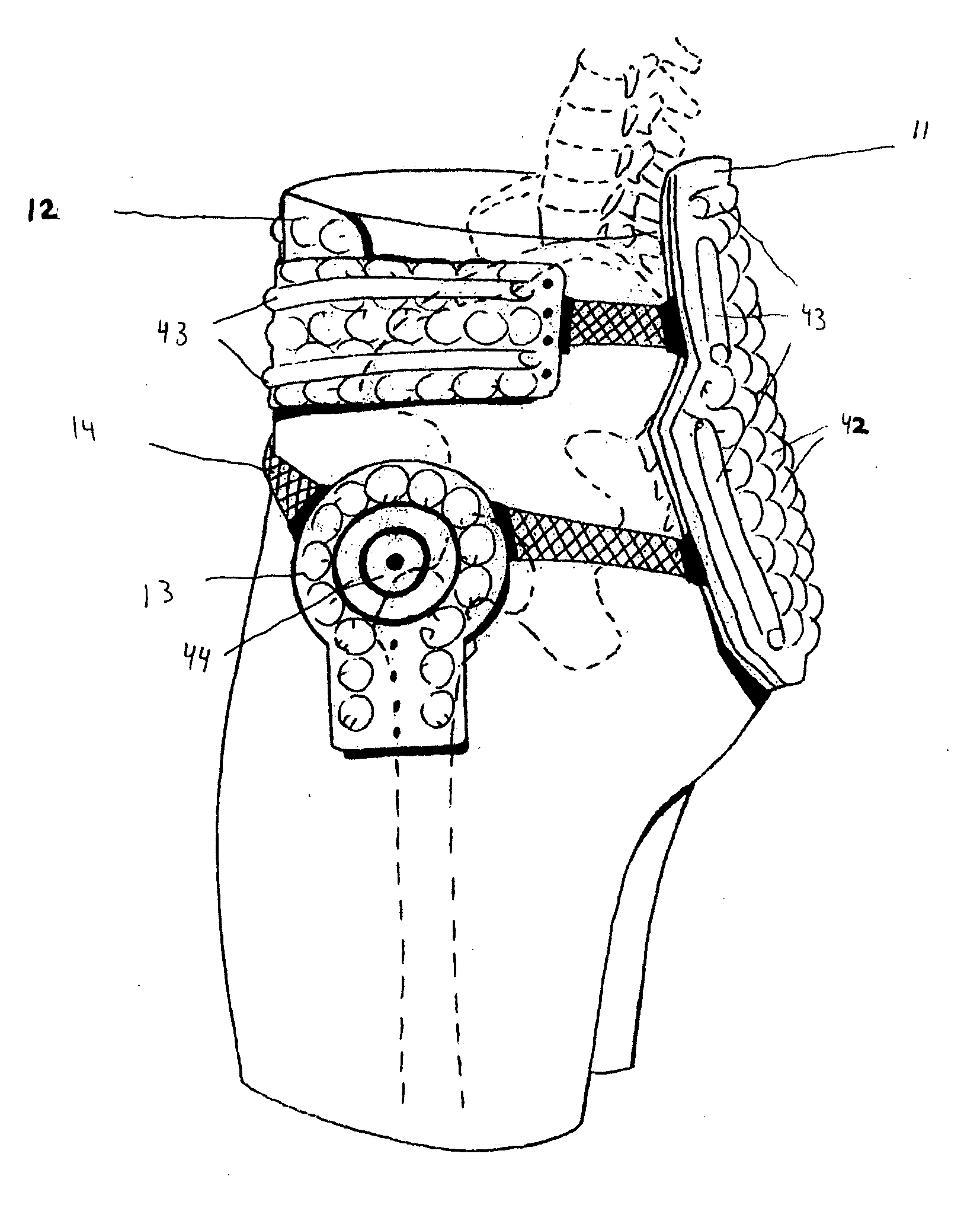 Self-adhesive protective padding device