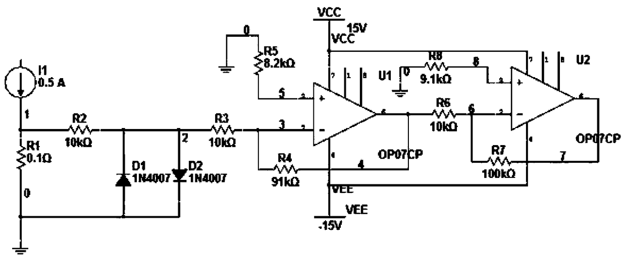 Direct-current leakage current test device