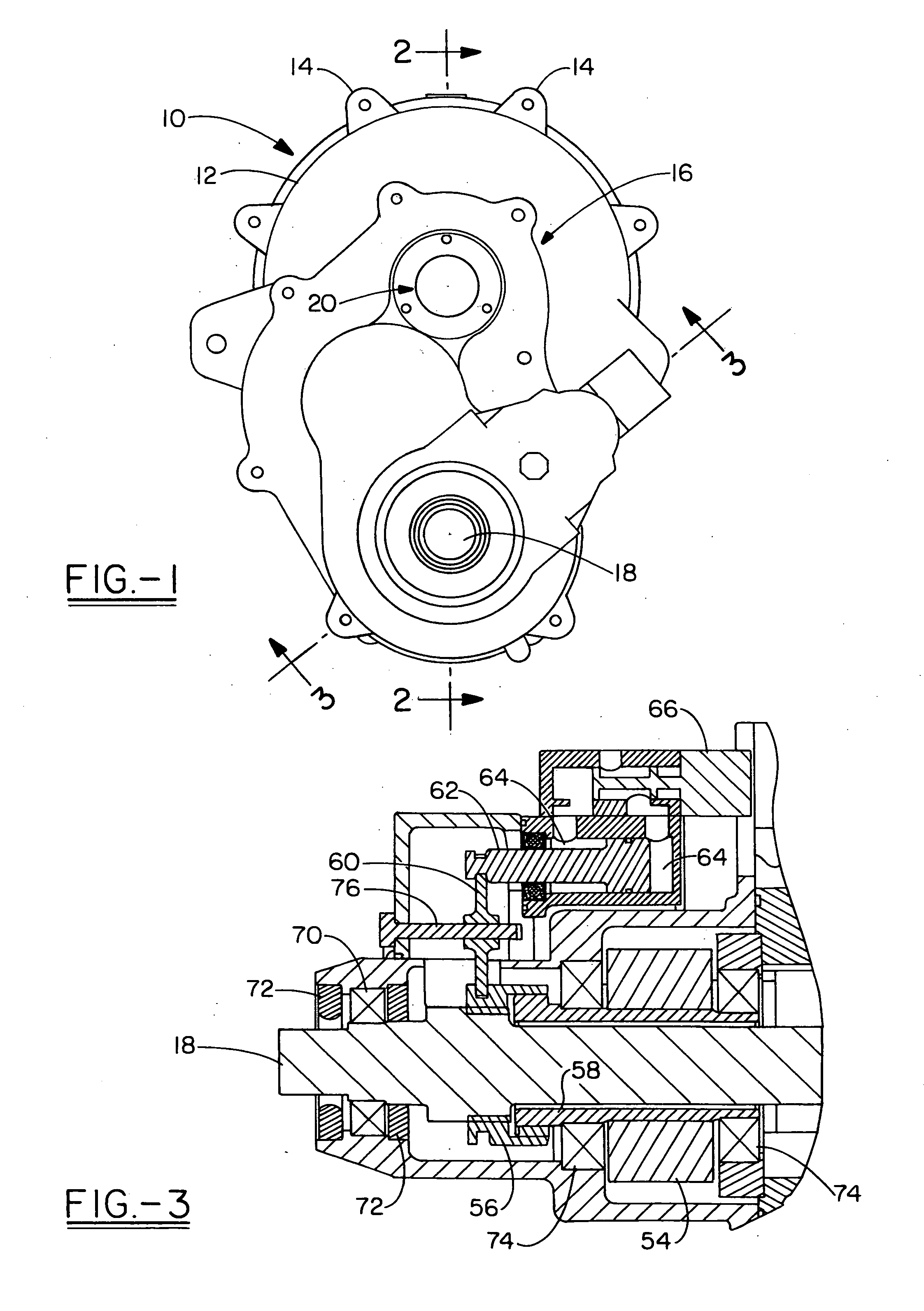 Oil cooled electric drive module for hybrid vehicles