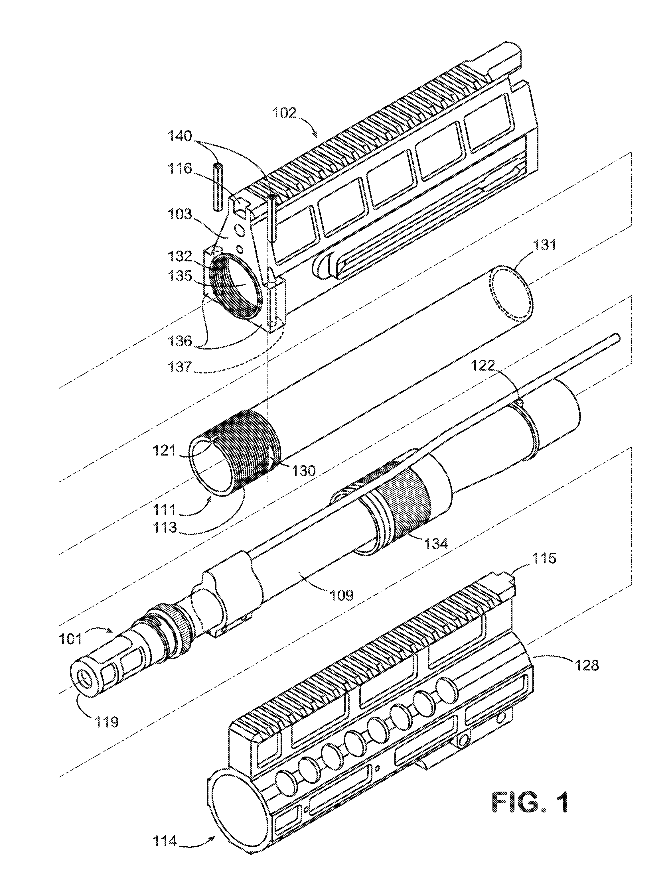 High Strength Upper Receiver System and Method for Modular Rifle