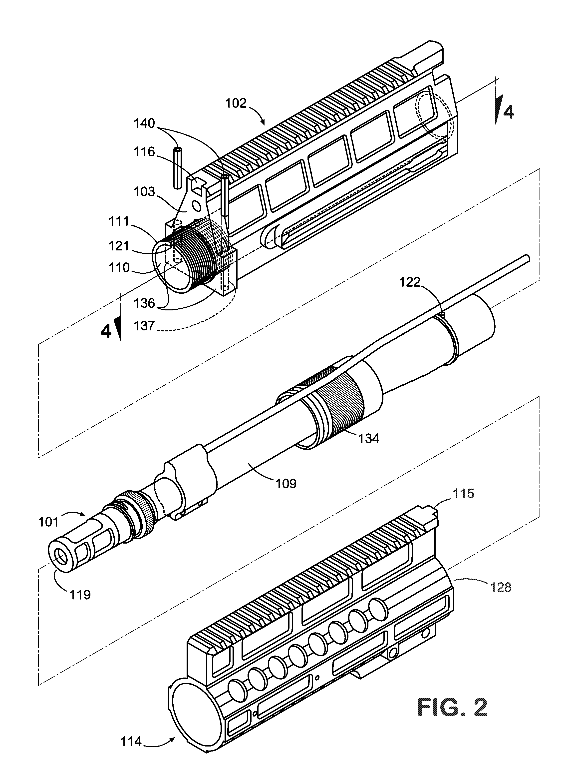 High Strength Upper Receiver System and Method for Modular Rifle