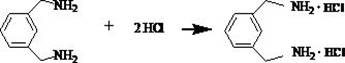 Method for synthesizing m-xylylene diisocyanate by low-temperature salifying method