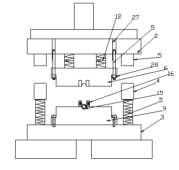 Wiring terminal progressive stamping die