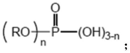 A kind of liquid acid phosphate composition and its preparation method and application