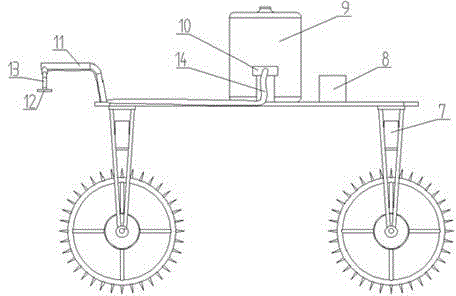 Intelligent remote-controlled four-wheel-drive plant protection machinery and control method thereof