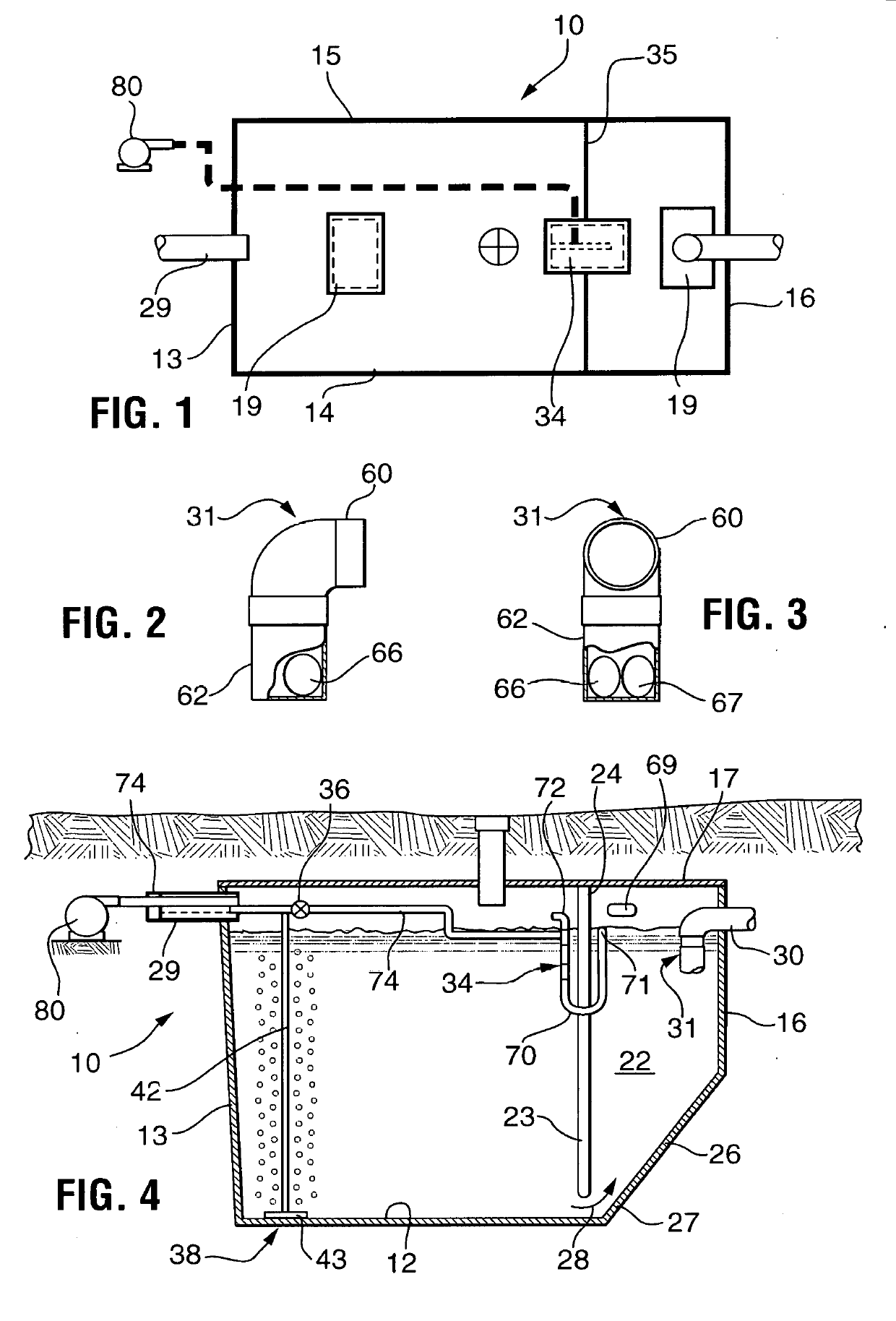 Aerobic wastewater treatment system