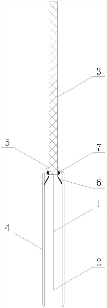 Disposable self-destructive sterile cannula acupuncture needle