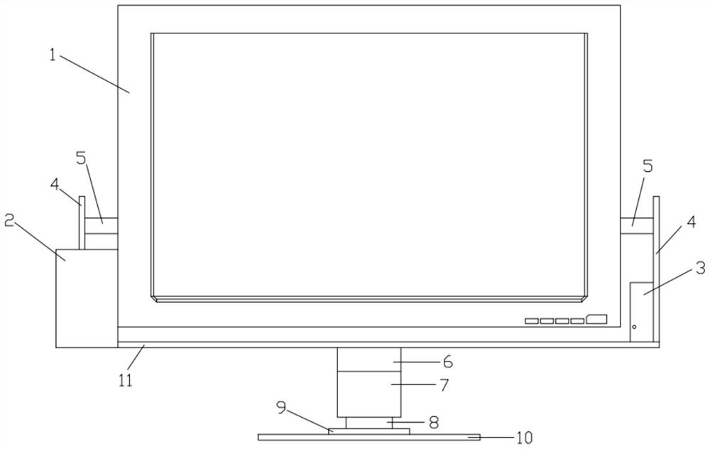 A free-rotating all-in-one computer