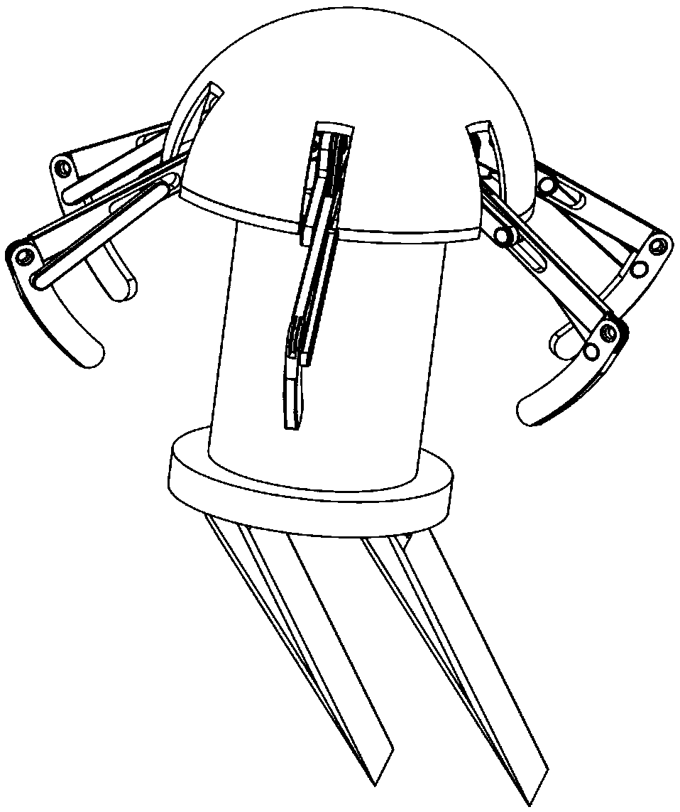 A simulation golden jellyfish robot based on a six-bar mechanism