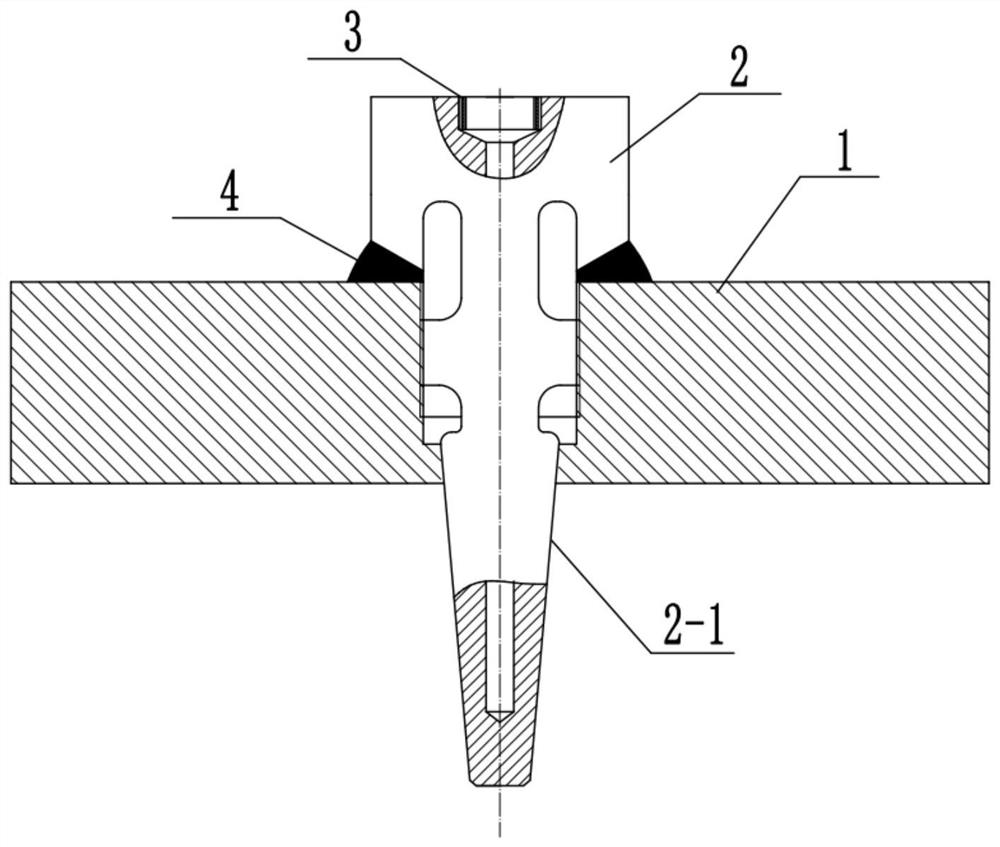 Temperature measuring point sleeve device for high-temperature and high-pressure steam pipeline of thermal power plant