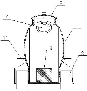 Mining underwater lifesaving device