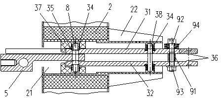 Three-work-station dual-ground-connection load switch