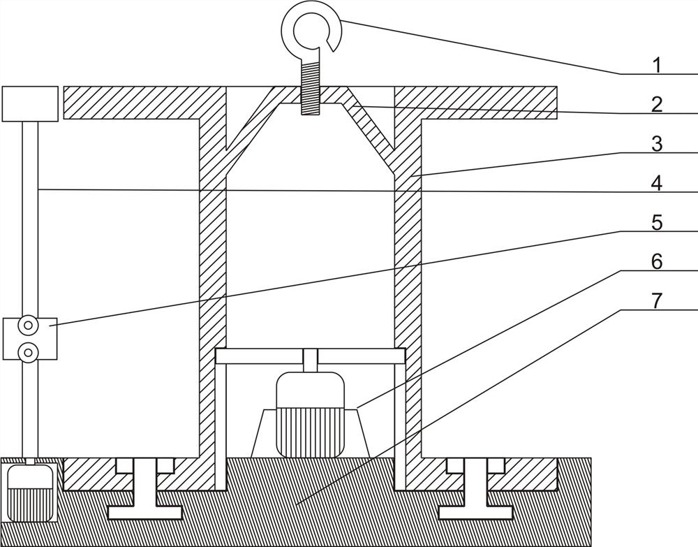 Auxiliary device for laying power transmission line