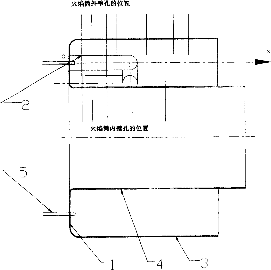 Evaporation pipe type miniature-small-sized engine combustion chamber