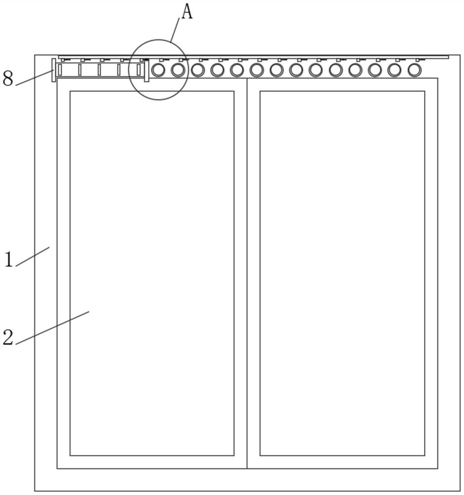 A soundproof window based on magnetic buffer ventilation