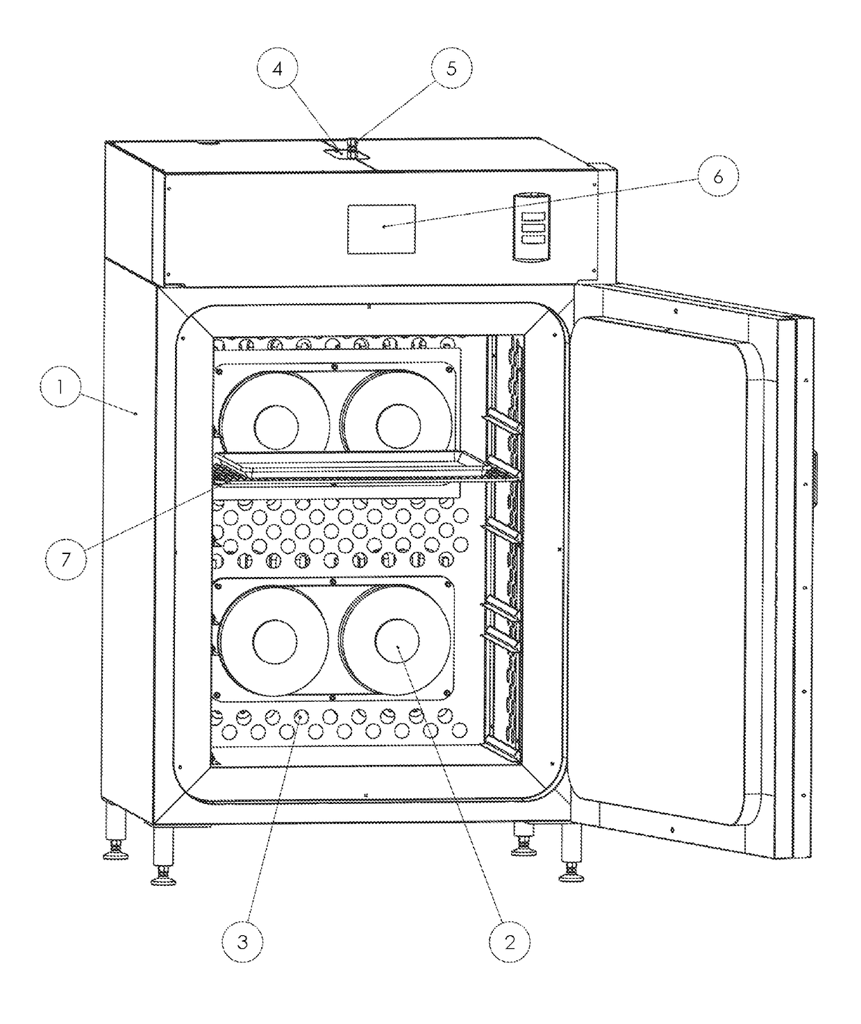 Extremely fast freezing, low-temperature blast freezer