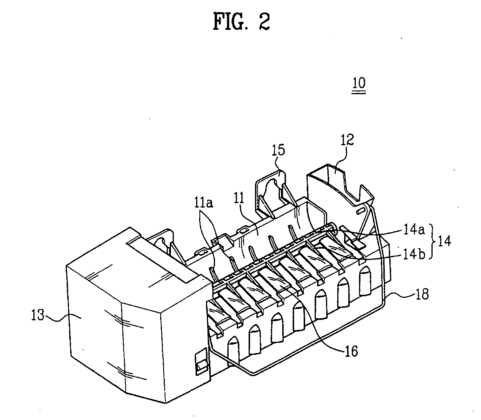 Refrigerator with an icemaker