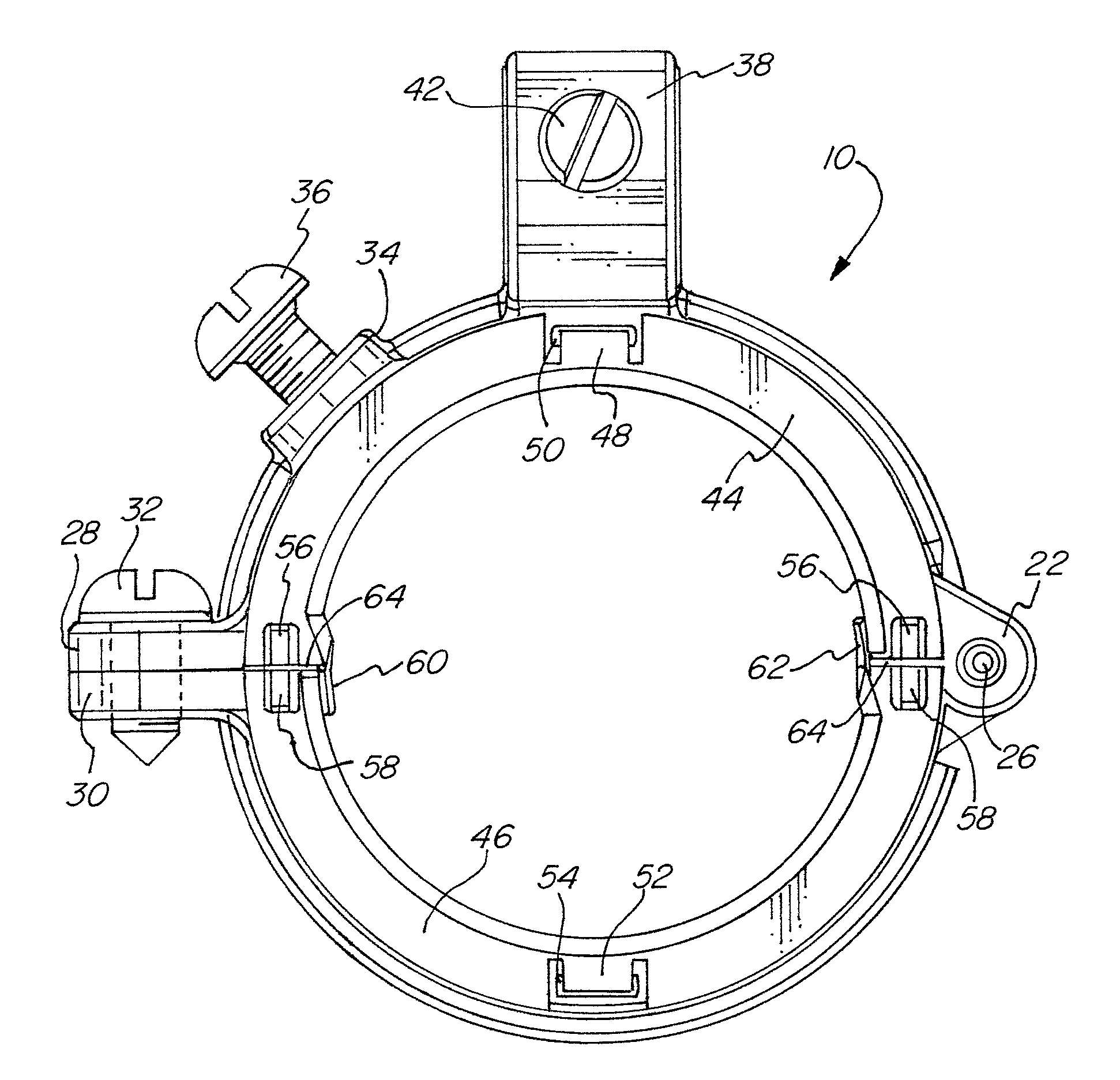 Split electrical grounding bushing with continuous insulation