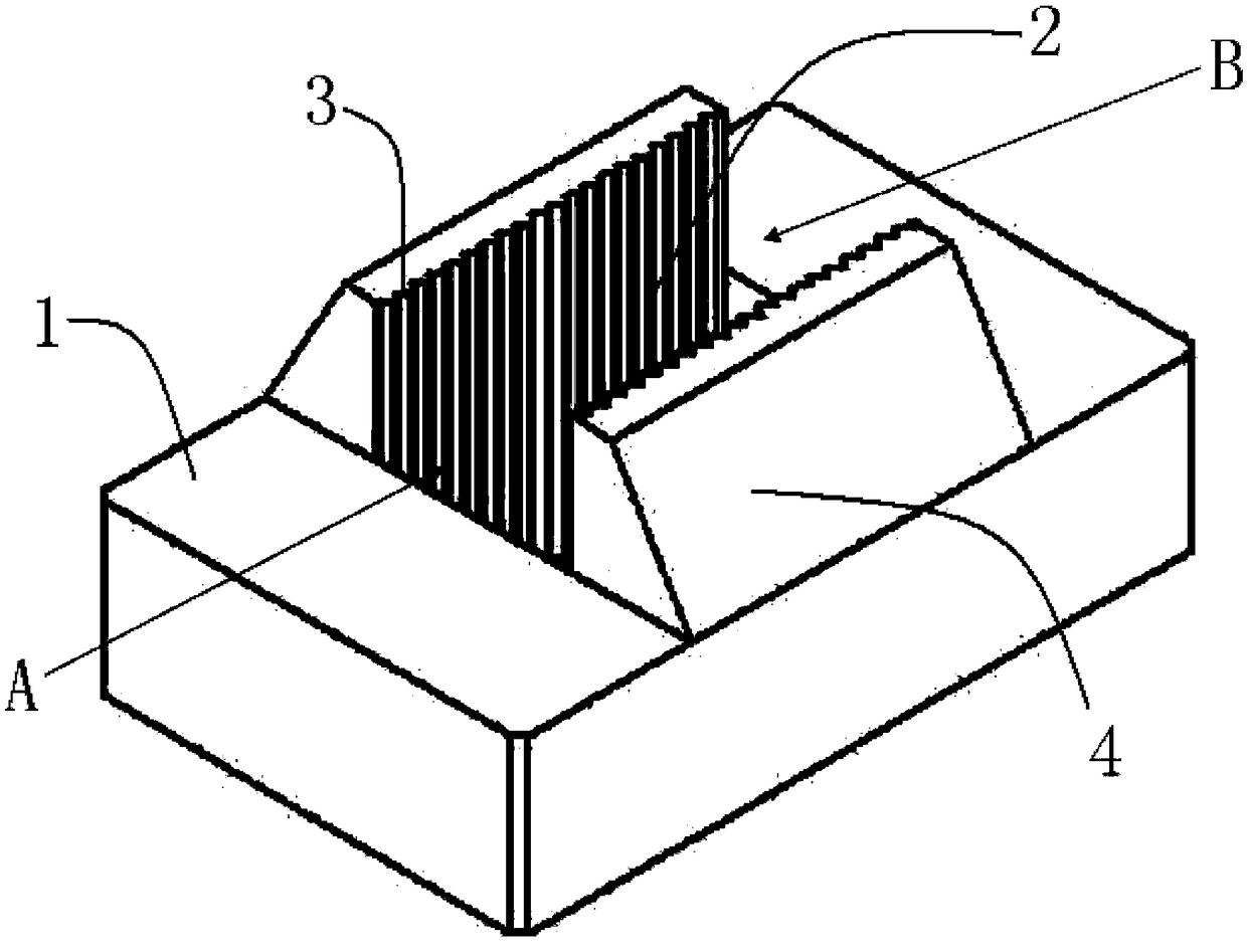 Plate type open thread gauge for external thread detection and use method thereof