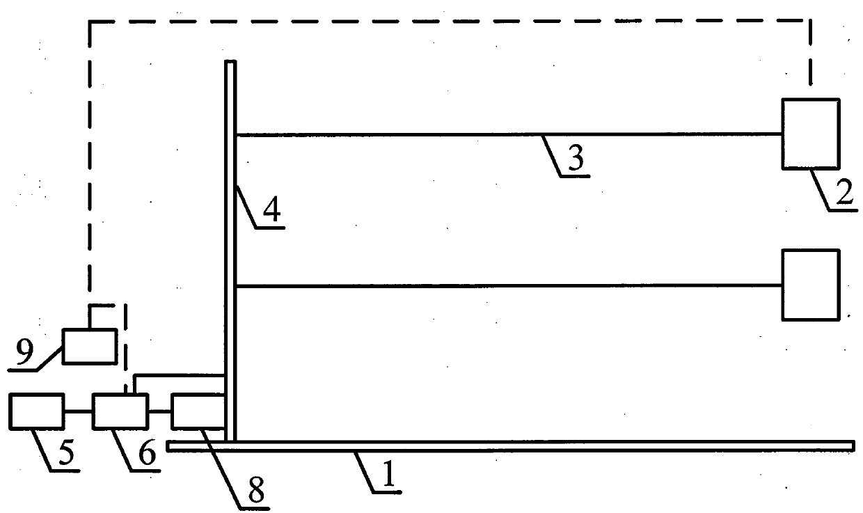 Agricultural suspended sprinkler irrigation system