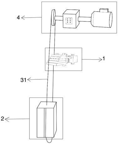 Novel energy-saving elevator system and constant power operation control method thereof