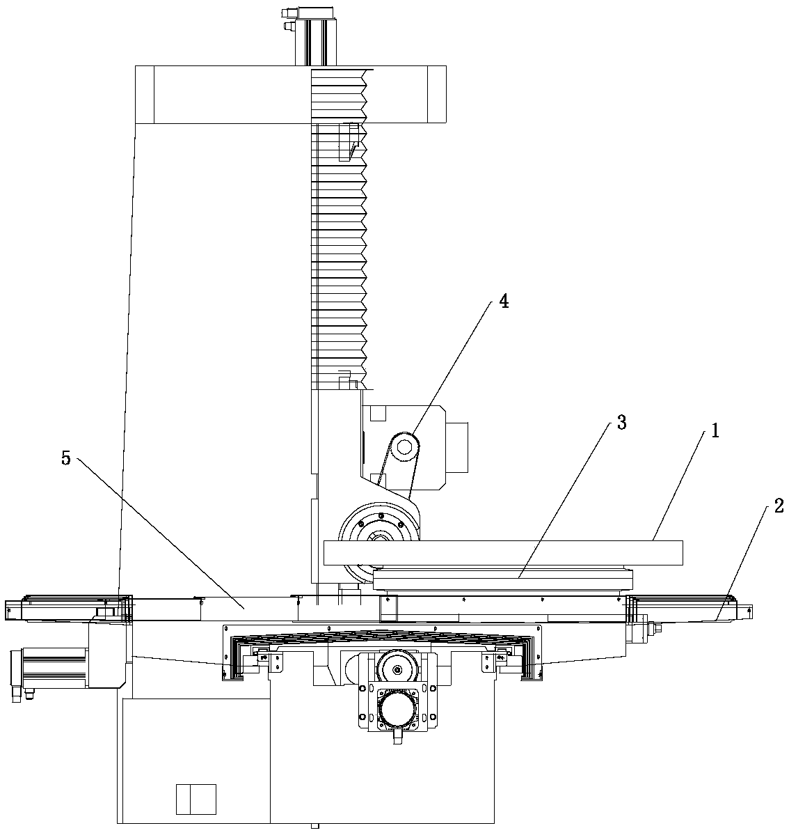 Method for changing ordinary horizontal boring machine into precise numerical control horizontal machining center