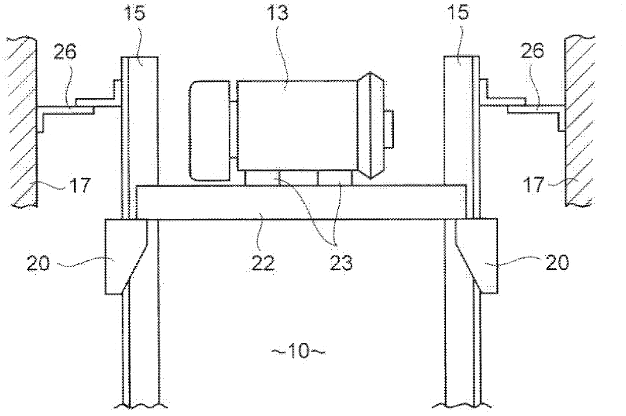 Elevator winch mounting method