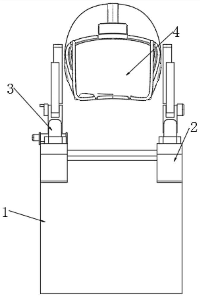 Posture adjusting device for dysphagia and working method thereof