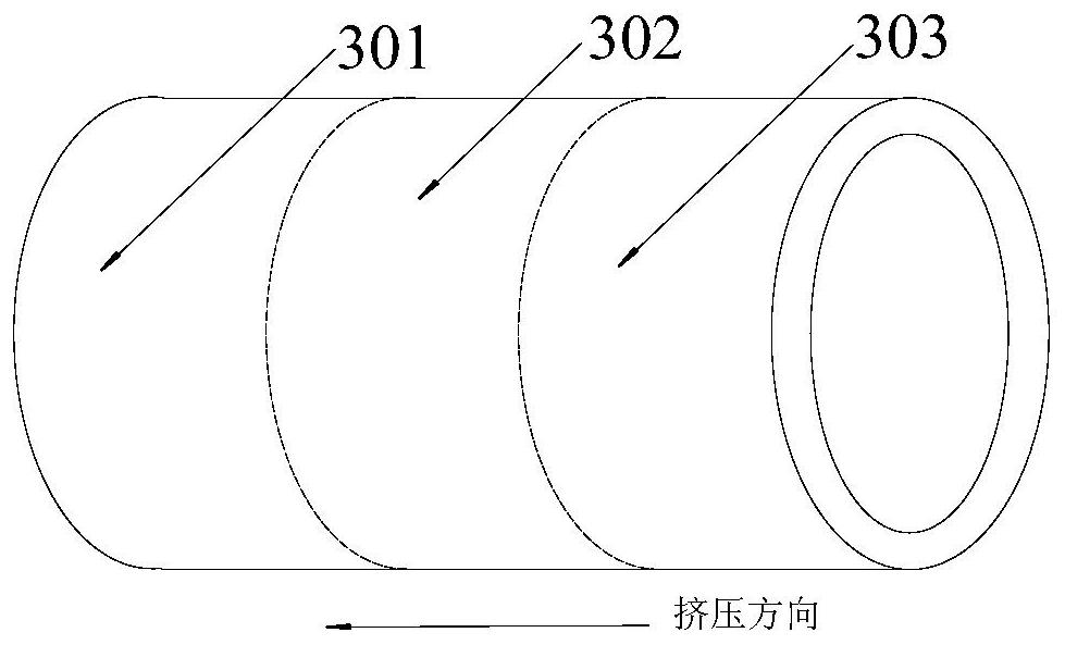 A large and wide aluminum alloy ribbed plate and its production method and extrusion perforating needle