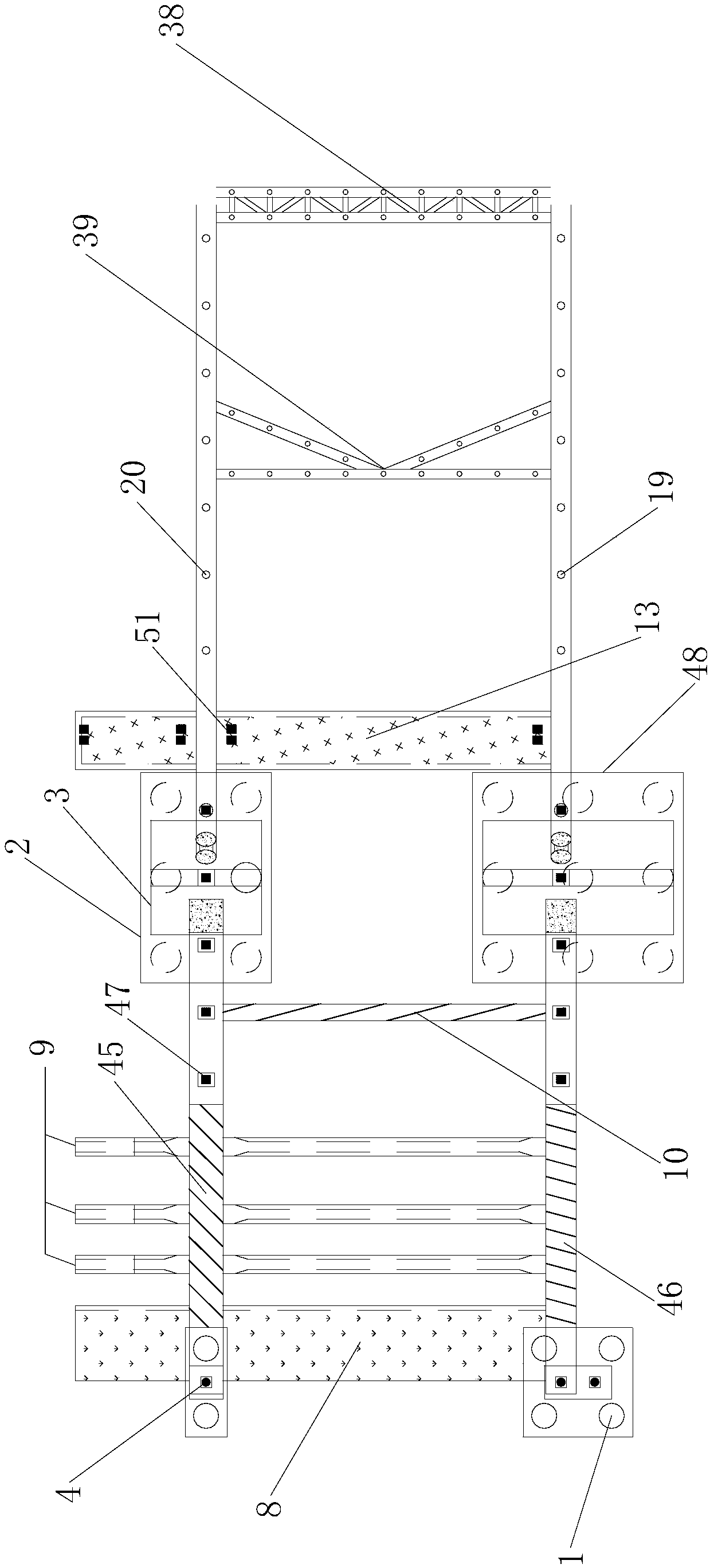 Concrete-filled steel tube arch bridge and construction method